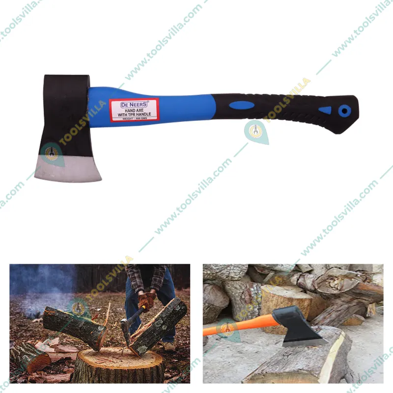 De Neers 1000 g Hand Axe / Hatchet Axe / Fireman Axe with Fiberglass Handle